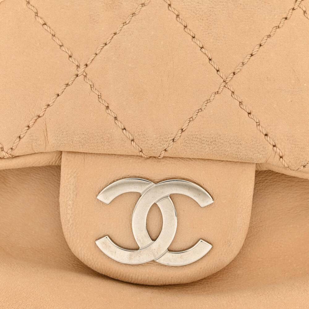 Chanel Lambskin Stitched Accordion Flap #258030C18B - Picture 11 of 14